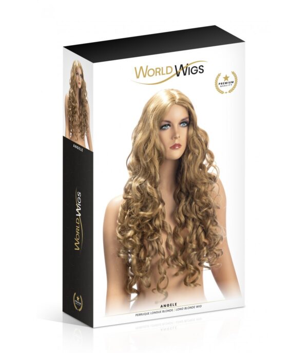 Peluca Angele Larga Blonde Ondulada