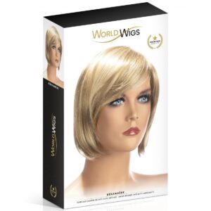 Peluca Berangere Media Melena Mechas Rubias