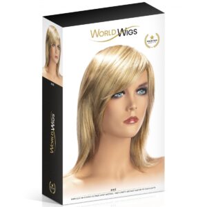 Peluca Zoe Larga Mechas Rubias