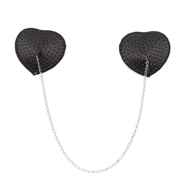 Pezoneras Con Cadena DE Metal Negro