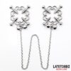 Pinzas DE Metal Para Pezones Cadena Y Cascabeles