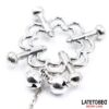 Pinzas DE Metal Para Pezones Cadena Y Cascabeles - Imagen 7