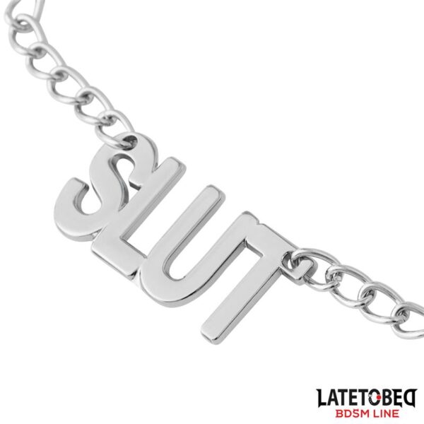 Pinzas Para Pezones Con Cadena – Slut - Imagen 2