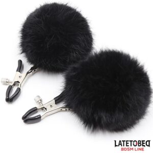 Pinzas Para Pezones Con Pelo Negro