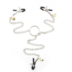 Pinzas Para Pezones Y Clitoris Con Cadena Metal