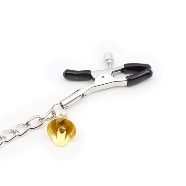Pinzas Para Pezones Y Clitoris Con Cadena Metal - Imagen 4