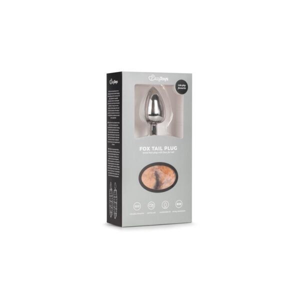 Plug Con Cola DE Zorro No. 3 – Plata - Imagen 5