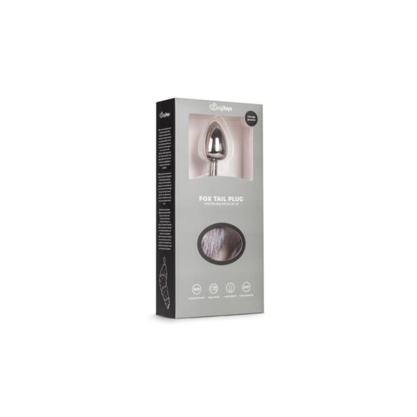 Plug Con Cola DE Zorro No. 4 – Plata - Imagen 5