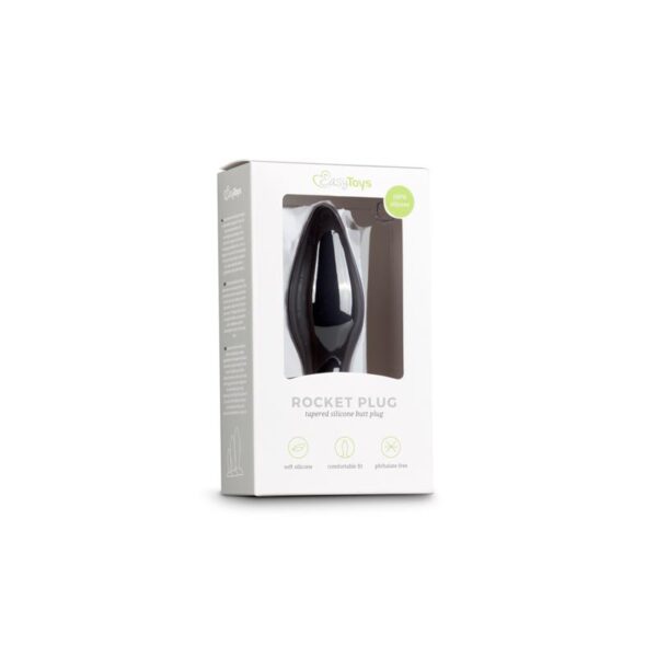 Plug DE Silicona Mediano – Negro - Imagen 5