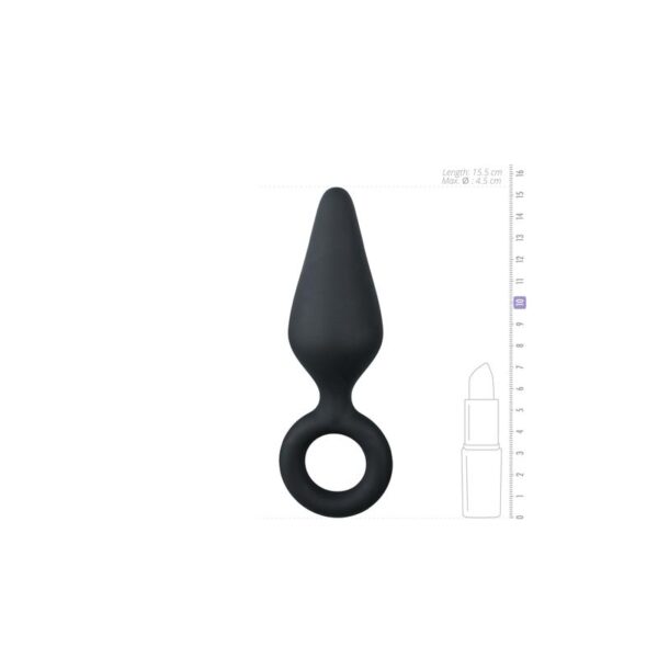 Plug DE Silicona Negro – Grande - Imagen 4