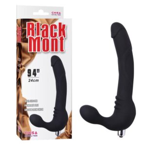 Plug Strap on Cavalier Silicona Negro
