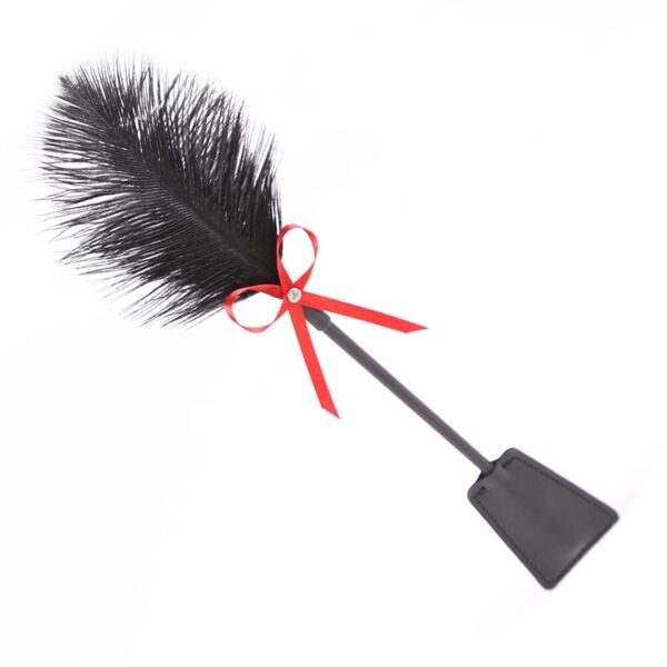 Plumas Y Pala 2 En 1 36 Cm Negro/rojo - Imagen 3
