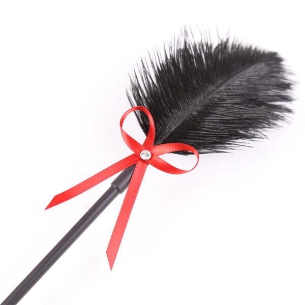 Plumas Y Pala 2 En 1 36 Cm Negro/rojo - Imagen 6