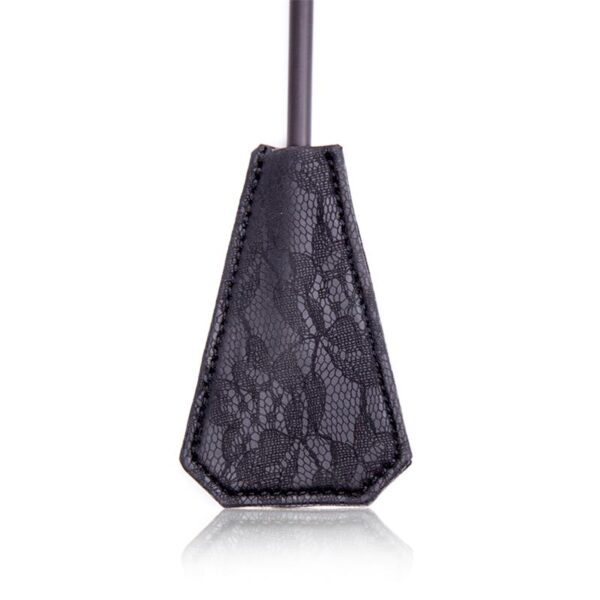 Plumero Y Pala Con Encaje 2 En 1 56 Cm Negro - Imagen 2