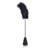 Plumero Y Pala Con Encaje 2 En 1 56 Cm Negro