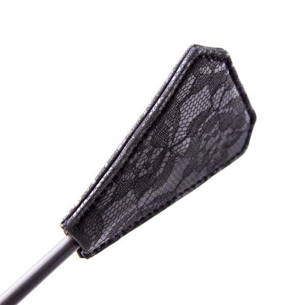 Plumero Y Pala Con Encaje 2 En 1 56 Cm Negro - Imagen 3
