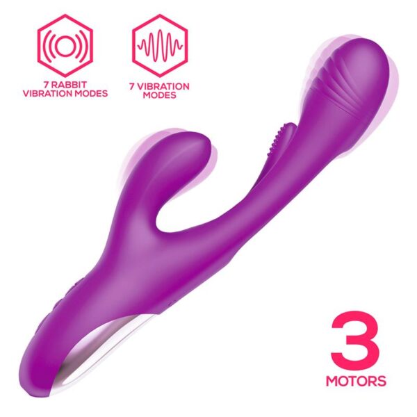 Priya Vibrador Con Lengua Con Movimiento Flipping - Imagen 2