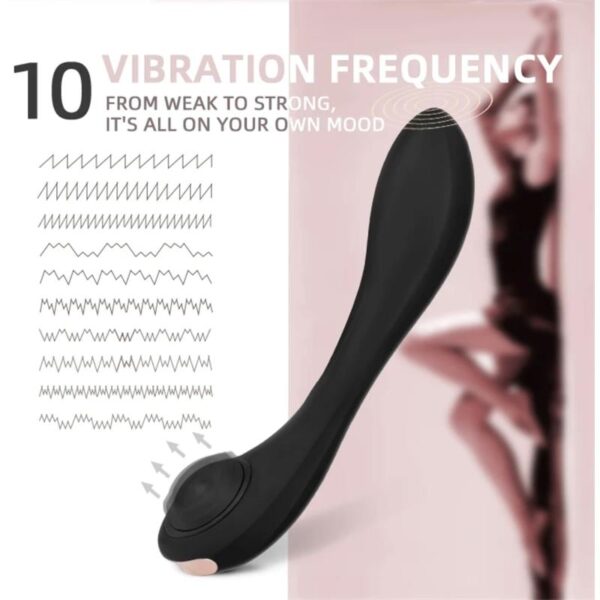 Pulsar Vibrador Con Esqueleto Articulado Silicona Usb - Imagen 11