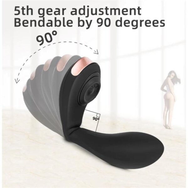 Pulsar Vibrador Con Esqueleto Articulado Silicona Usb - Imagen 12