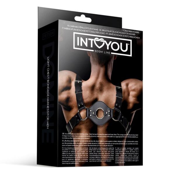 Quovis Arnés Masculino Para Bondage Cuero Vegano - Imagen 4