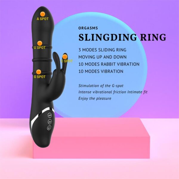 Reipo Vibrador Anillos Deslizantes Up and Down - Imagen 10