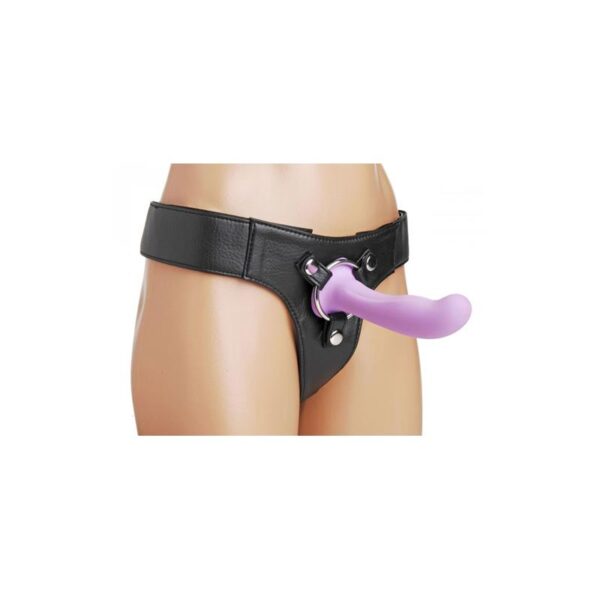Royal Heart Dildo Para Arnés Purpura - Imagen 3