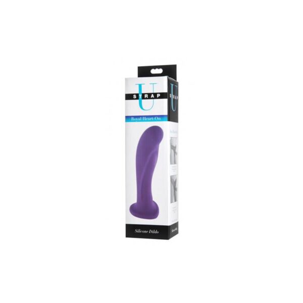 Royal Heart Dildo Para Arnés Purpura - Imagen 4