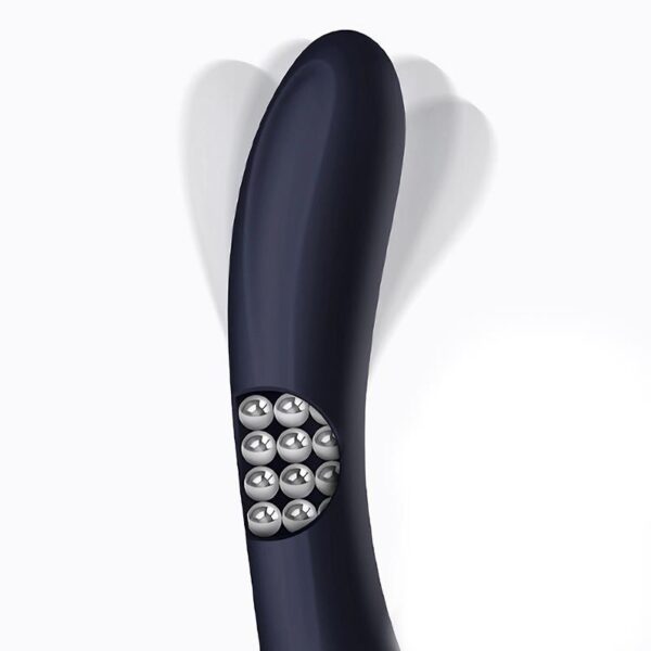 Royalspace Vibrador Con Lenguas Estimuladoras Y Bolas Internas 360º Azul - Imagen 4