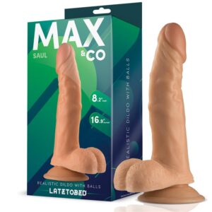 Saul Dildo Realista Con Testículos Natural 8.25 – 21 Cm