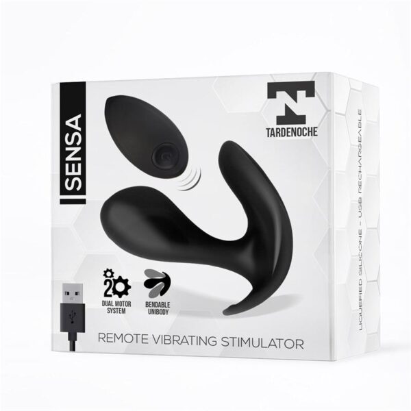 Sensa Estimulador Control Remoto Usb Silicona Líquida Negro - Imagen 2
