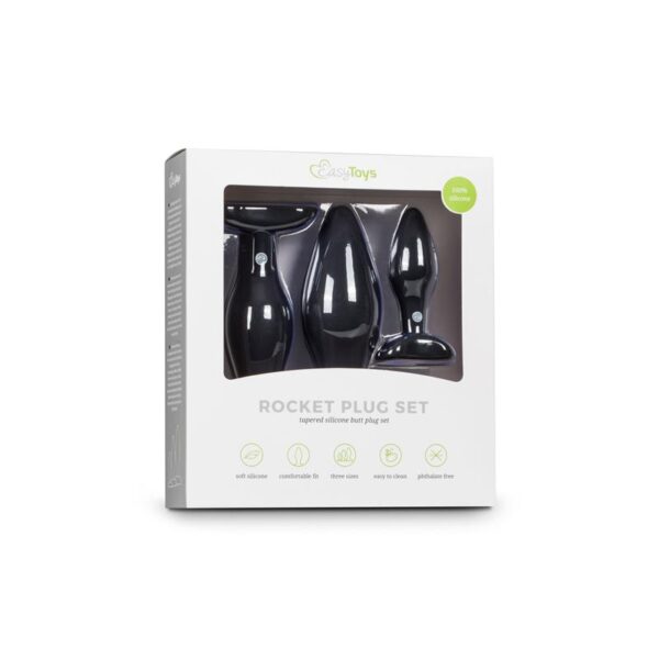 Set 3 Plugs DE Silicona – Negros - Imagen 5