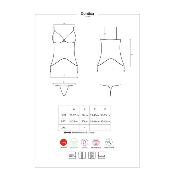 Set Con Liguero Contica Talla L/xl - Imagen 5