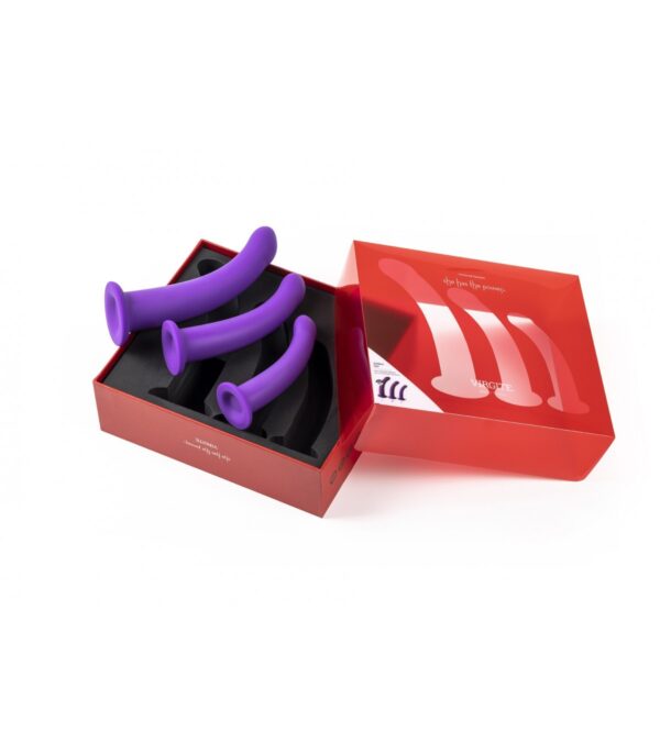 Set DE 3 Dildos Talla S / M / L Morados - Imagen 6