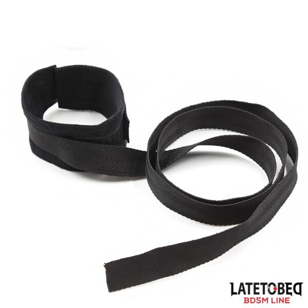Set DE Resticciones 3 Piezas Antifaz. Esposas Muñecas Y Tobillos Ajustables - Imagen 2