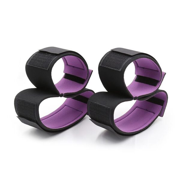 Set DE Restricciones Con Esposas Para Muñeca Y Tobillo Ajustables - Imagen 2