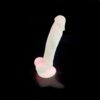 Silexd Dildo Silicona Model 1 7 Rosa Fosforescente” - Imagen 2