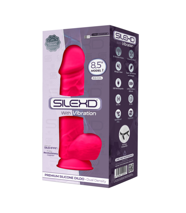 Silexd Vibrador Silicona Usb Model 4 8’5 Rosa”
