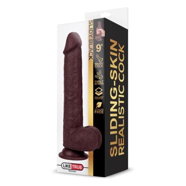 Slidy Dildo Realista Dual Layer Retráctil Y Orientable 9 - Imagen 4