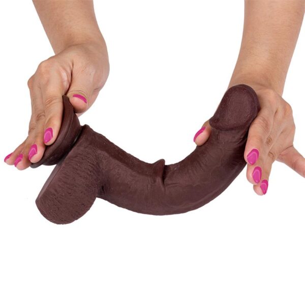 Slidy Dildo Realista Dual Layer Retráctil Y Orientable 9 - Imagen 5