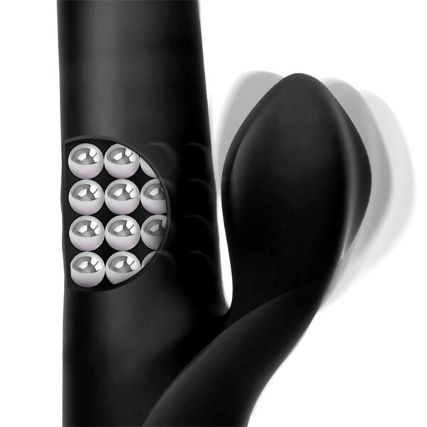 Squidy Vibrador Función DE Movimiento Up and Down Y Bolas Rotadoras Usb Silicona - Imagen 6