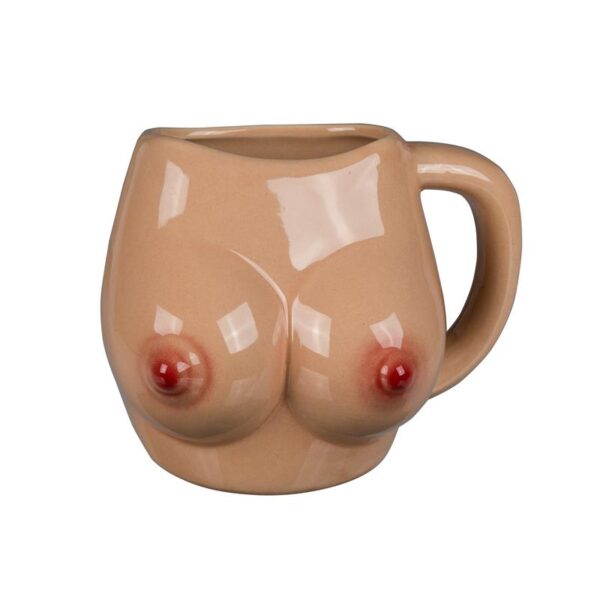Taza Con Pechos Cerámica