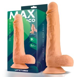 Tod Dildo Realista Con Testículos 9 Natural