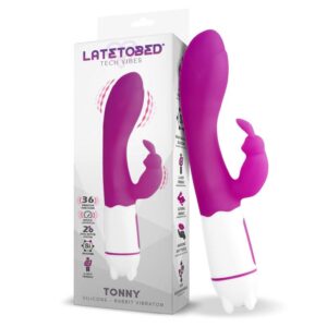 Tonny Vibrador Usb Punto G 36 Funciones Silicona Púrpura