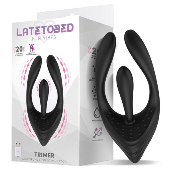 Trimer Estimulador 3 Motores Flexible Usb Silicona