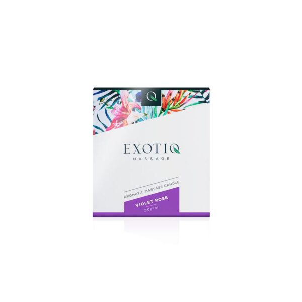 Vela DE Masaje Rosa Violeta – 200g - Imagen 4