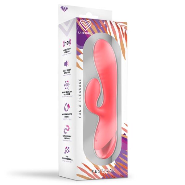 Vibrador Almor Usb Rosa - Imagen 7