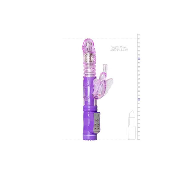 Vibrador Con Mariposa – Púrpura - Imagen 4