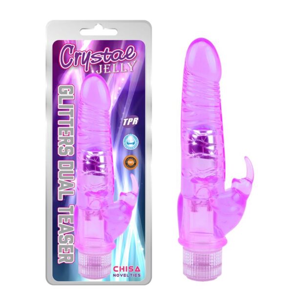 Vibrador Glitters Dual Teaser - Imagen 2