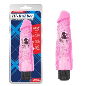 Vibrador Hi-rubber 9 Rosa