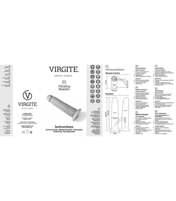 Vibrador Realístico R3″ 24.5cm C/ Control Remoto” - Imagen 5
